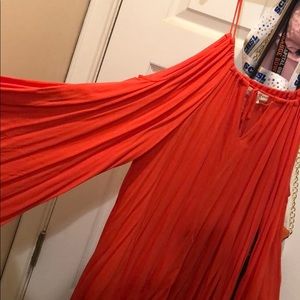 Orange off the shoulder top